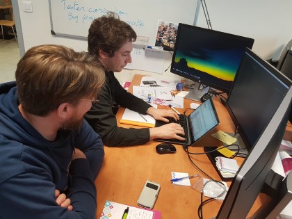 Fabrice au Service Informatique